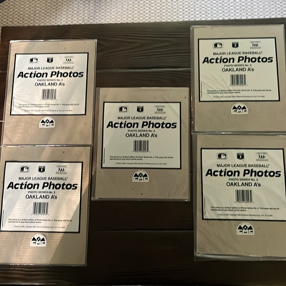 CMC Major League Baseball Action Photos- series 2 Oakland A’s 5 photos - Picture 2 of 10